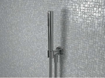 FOLD - Wall-mounted metal handshower with anti-lime system with bracket by Ceramica Flaminia - view 2